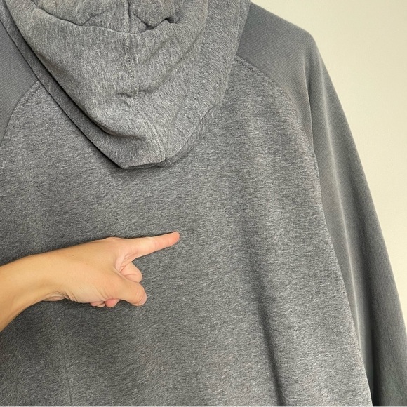 Vintage Y2K Nike Hooded Sweatshirt Center Swoosh - Picture 5 of 6